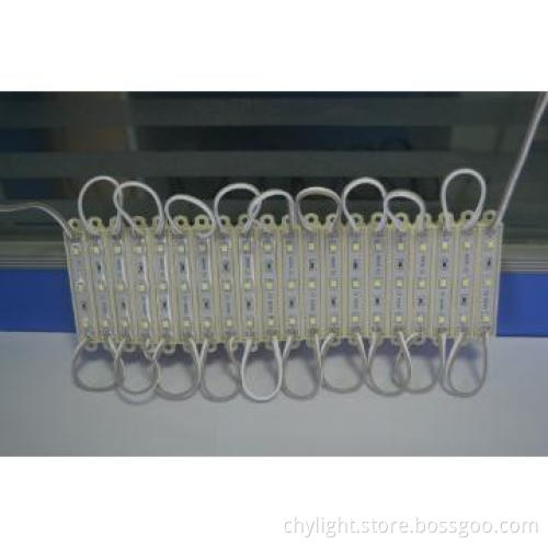 White Color DC12V  High Lumens 3pcs LED Modules 5050 CE ROHS